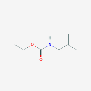 molecular formula C7H13NO2 B11969254 Ethyl (2-methylallyl)carbamate CAS No. 22537-11-7