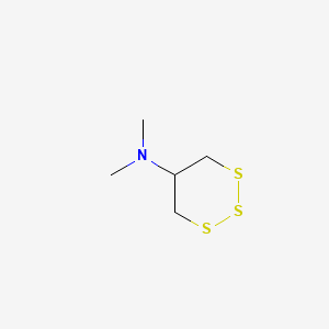 molecular formula C5H11NS3 B1196929 Thiocyclam CAS No. 31895-21-3