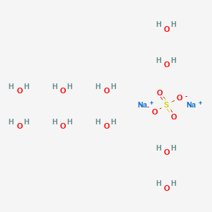 B1196930 Sodium sulfate decahydrate CAS No. 7727-73-3