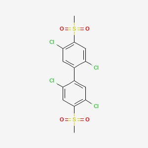 4,4'-Bis(methylsulfonyl)-2,2',5,5'-tetrachlorobiphenyl