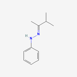molecular formula C11H16N2 B11969445 2-Butanone, 3-methyl-, phenylhydrazone CAS No. 6243-71-6