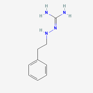 molecular formula C9H14N4 B1196946 1-(2-Phenylethyl)guanidine CAS No. 538-69-2