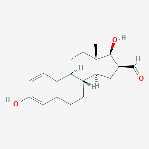 molecular formula C19H24O3 B119696 16-Formylestradiol CAS No. 150585-08-3