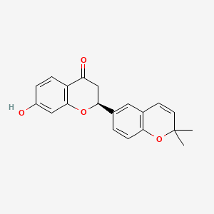 molecular formula C20H18O4 B1196975 Abyssinone I CAS No. 77263-07-1