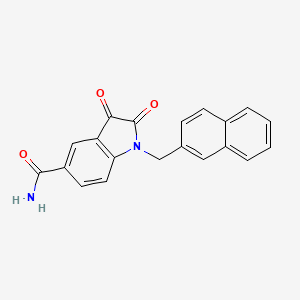 molecular formula C20H14N2O3 B1196985 SARS-CoV-2-IN-18 