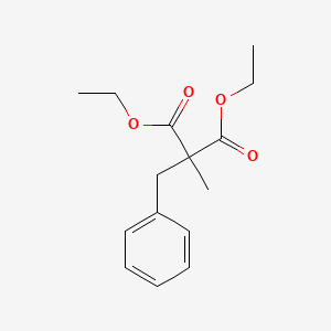 molecular formula C15H20O4 B11969860 2-Benzyl-2-methyl-malonic acid diethyl ester CAS No. 55114-30-2