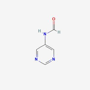 molecular formula C5H5N3O B1196987 5-Formamidopyrimidine 