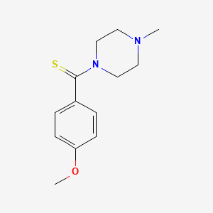(4-Methoxyphenyl)-(4-methyl-1-piperazinyl)methanethione
