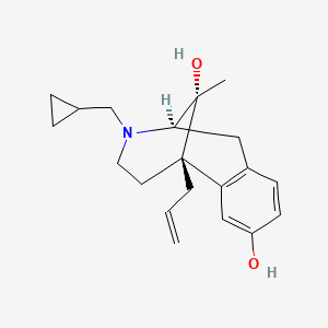 2,6-Methano-3-benzazocine-8,11-diol, 3-(cyclopropylmethyl)-1,2,3,4,5,6-hexahydro-11-methyl-6-(2-propenyl)-, (2R,6S,11R)-