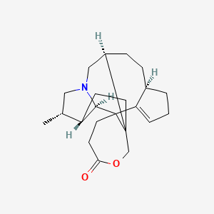 molecular formula C22H31NO2 B1197001 Daphnilactone B CAS No. 38826-56-1