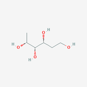 molecular formula C6H14O4 B1197002 (3R,4R,5R)-hexane-1,3,4,5-tetrol CAS No. 6988-55-2