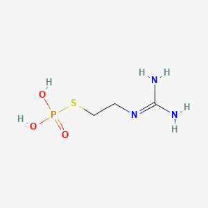 molecular formula C3H10N3O3PS B1197005 S-(2-Ethylguanidine)phosphorothioic acid CAS No. 54978-25-5