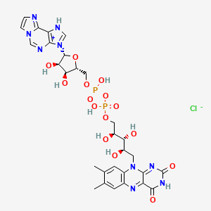 molecular formula C29H34ClN9O15P2 B1197014 Flavin 1,N(6)-ethenoadenine dinucleotide CAS No. 38628-24-9