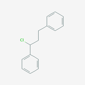molecular formula C15H15Cl B11970170 (1-Chloro-3-phenylpropyl)benzene 