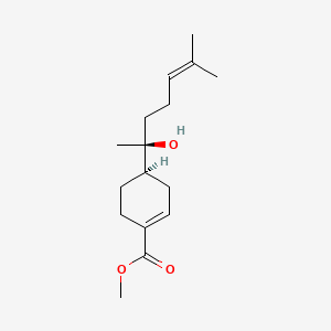 molecular formula C16H26O3 B1197018 Bisaborosaol A CAS No. 135970-39-7
