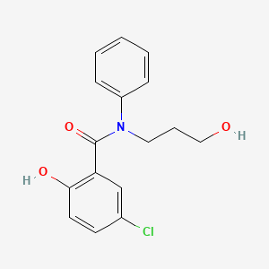 5-Chloro-N-(3-hydroxypropyl)salicylanilide