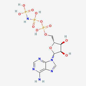 molecular formula C10H17N6O12P3 B1197032 AMP-PNP CAS No. 25612-73-1