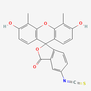 Spiro(isobenzofuran-1(3H),9'-(9H)xanthen)-3-one, 3',6'-dihydroxy-5-isothiocyanato-4',5'-dimethyl-