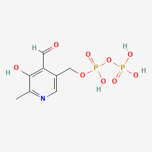 molecular formula C8H11NO9P2 B1197042 Pyridoxal diphosphate CAS No. 68385-44-4