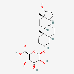 molecular formula C25H40O8 B1197049 Adiol 3-G CAS No. 65535-18-4
