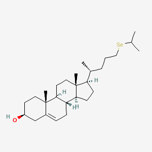 molecular formula C27H46OSe B1197062 24-(Isopropylseleno)chol-5-en-3-ol CAS No. 86508-37-4