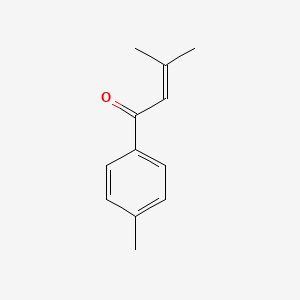 molecular formula C12H14O B11970632 3-Methyl-1-(4-methylphenyl)but-2-en-1-one CAS No. 14618-89-4