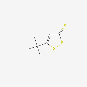 molecular formula C7H10S3 B1197067 5-tert-Butyl-3H-1,2-dithiole-3-thione CAS No. 29507-64-0