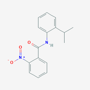 molecular formula C16H16N2O3 B11970736 N-(2-Isopropylphenyl)-2-nitrobenzamide CAS No. 102630-99-9