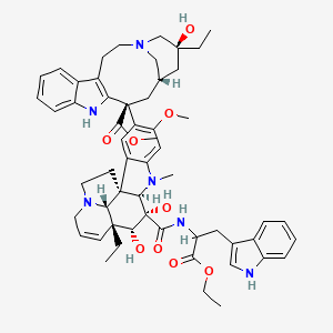 molecular formula C56H68N6O9 B1197075 Vintrypol 