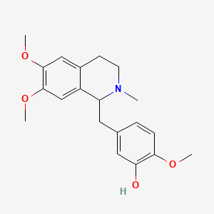molecular formula C20H25NO4 B1197096 Laudanine CAS No. 85-64-3