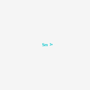 molecular formula Sm+3 B1197112 Samarium(3+) CAS No. 22541-17-9