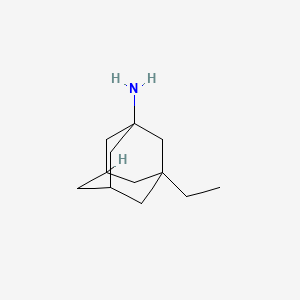 molecular formula C12H21N B1197116 3-ethyladamantan-1-amine CAS No. 41100-45-2