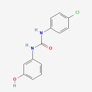 molecular formula C13H11ClN2O2 B11971230 N-(4-Chlorophenyl)-N'-(3-hydroxyphenyl)urea CAS No. 303092-13-9