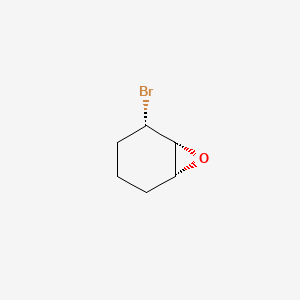 molecular formula C6H9BrO B1197126 cis-3-Bromo-1,2-epoxycyclohexane CAS No. 56421-05-7