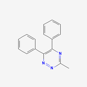 molecular formula C16H13N3 B11971295 3-Methyl-5,6-diphenyl-1,2,4-triazine CAS No. 24108-37-0