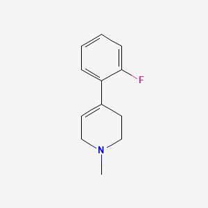 Pyridine, 4-(2-fluorophenyl)-1,2,3,6-tetrahydro-1-methyl-