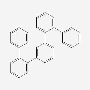 molecular formula C30H22 B11971340 m-Terphenyl, 2,2''-diphenyl- CAS No. 5660-37-7