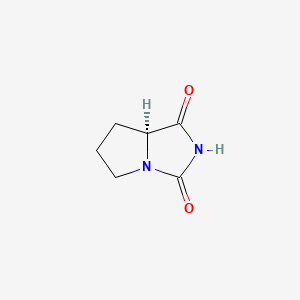 1H-Pyrrolo(1,2-c)imidazole-1,3(2H)-dione, tetrahydro-, (S)-