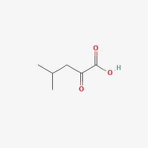 molecular formula C6H10O3 B1197145 4-Methyl-2-oxopentanoic acid CAS No. 816-66-0