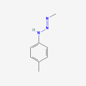 molecular formula C8H11N3 B1197160 1-Methyl-3-p-tolyltriazene CAS No. 21124-13-0