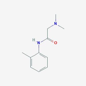 molecular formula C11H16N2O B11971641 2-(dimethylamino)-N-(2-methylphenyl)acetamide CAS No. 6639-22-1