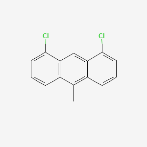 molecular formula C15H10Cl2 B11971677 1,8-Dichloro-10-methylanthracene CAS No. 17122-95-1