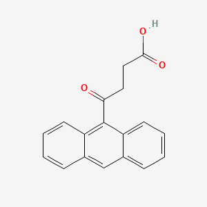 molecular formula C18H14O3 B11971735 4-(9-Anthryl)-4-oxobutanoic acid CAS No. 63471-84-1