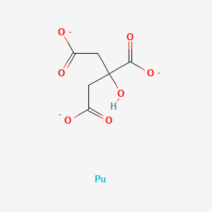 Citric acid, plutonium(6+) salt