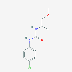 molecular formula C11H15ClN2O2 B11971797 N-(4-Chlorophenyl)-N'-(2-methoxy-1-methylethyl)urea CAS No. 303092-07-1