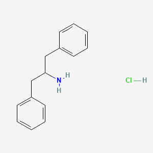 molecular formula C15H18ClN B1197181 1,3-Diphenylpropan-2-amine hydrochloride CAS No. 7763-96-4