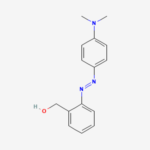 molecular formula C15H17N3O B1197185 3'-Hydroxymethyl-N,N-dimethyl-4-aminoazobenzene CAS No. 35282-68-9