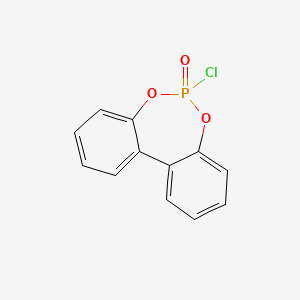 molecular formula C12H8ClO3P B1197202 2,2'-Diphenylene chlorophosphonate CAS No. 52258-06-7