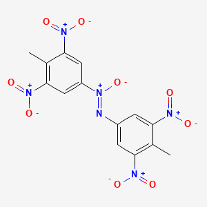 molecular formula C14H10N6O9 B1197208 2,2',6,6'-Tetranitro-4,4'-azoxytoluene 