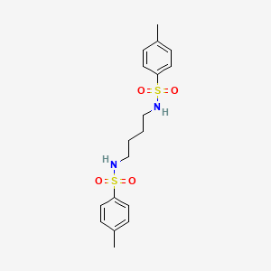 molecular formula C18H24N2O4S2 B11972112 N,N'-(Butane-1,4-diyl)bis(4-methylbenzenesulfonamide) 